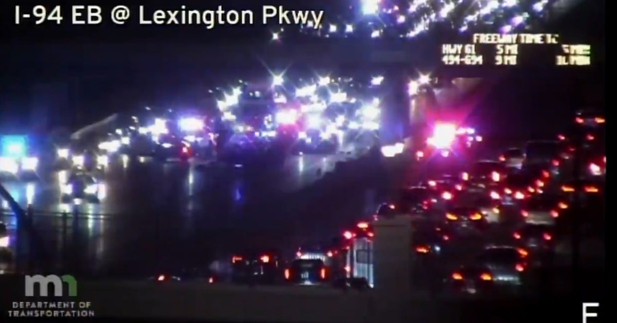 3 Hospitalized After Stolen Car Chase On I-94 Ends In Crash - CBS Minnesota