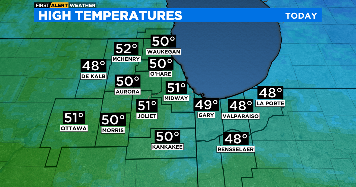 Chicago First Alert Weather: Warmer temps return with a high of 50 ...