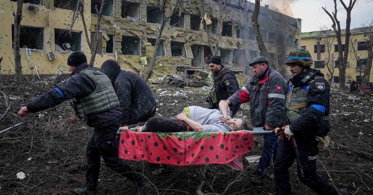 Harrowing image of pregnant Ukraine woman mortally wounded in Russian strike wins World Press Photo of the Year award