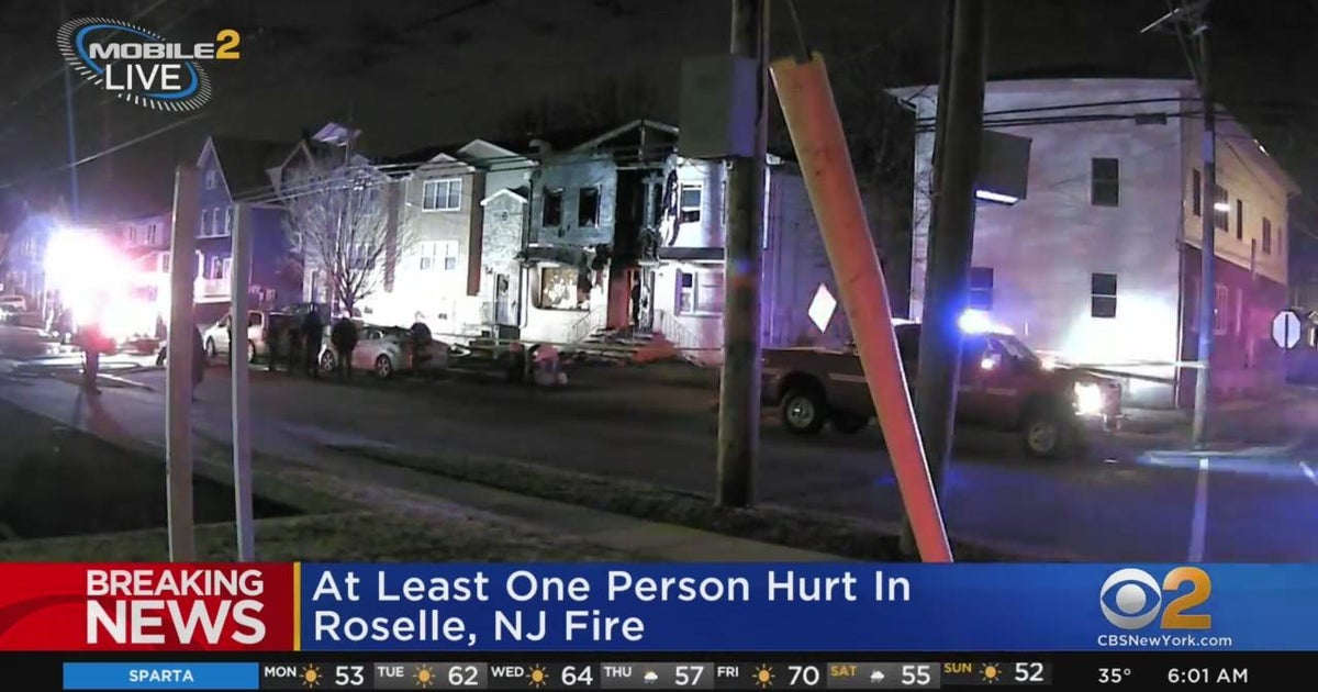 At least 1 hurt in Roselle fire CBS New York