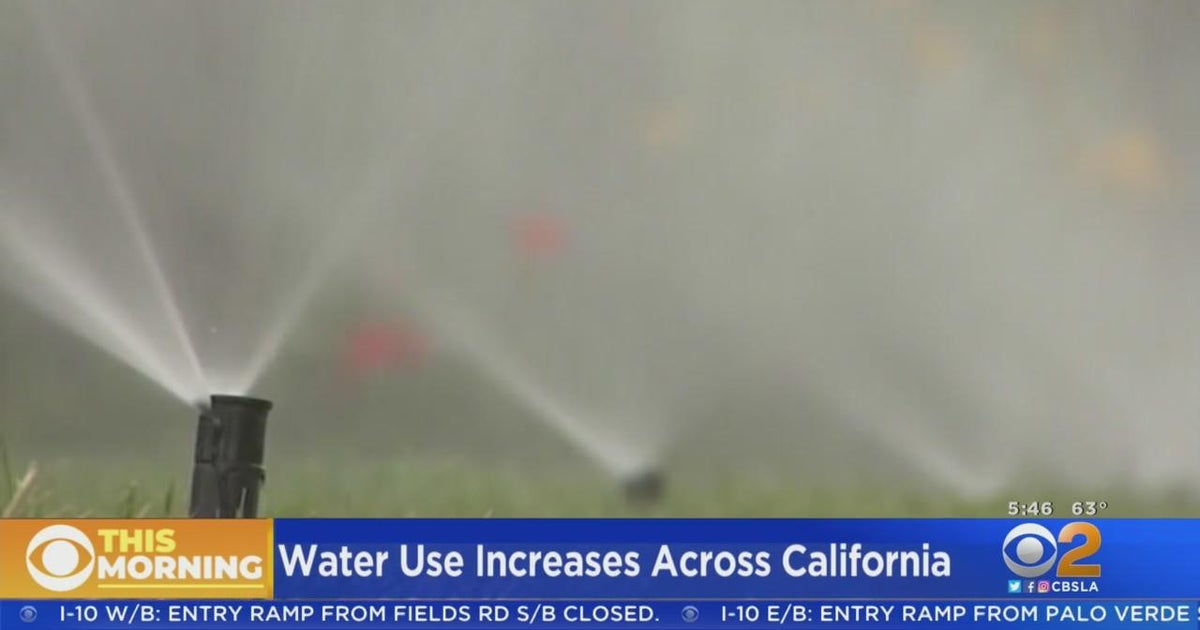 Water Use Increases Across California Despite Drought - CBS Los Angeles