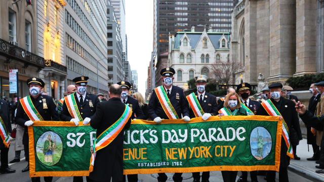 New Yorkers Mark St. Patrick's Day With Limited Celebrations During Covid-19 Pandemic 