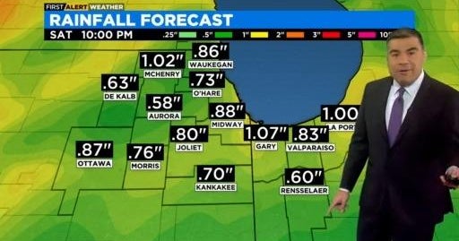 Chicago First Alert Weather: Rain arrives Friday - CBS Chicago