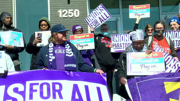 Minneapolis Pubic Schools Food Service Workers Protest 