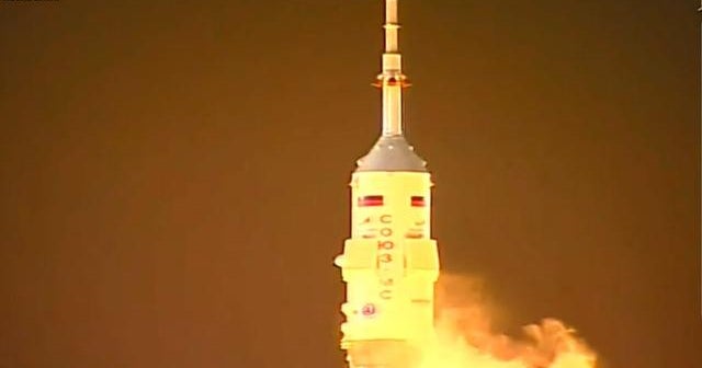 Russian Soyuz rocket launches in first mission since Ukraine invasion ...