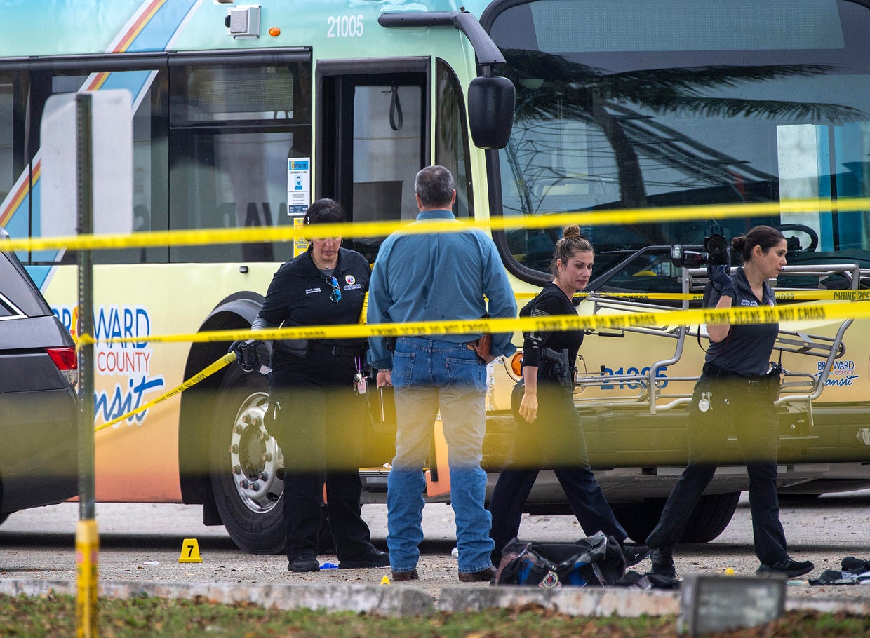 Florida bus driver hailed for "her quick actions" as gunman opens fire