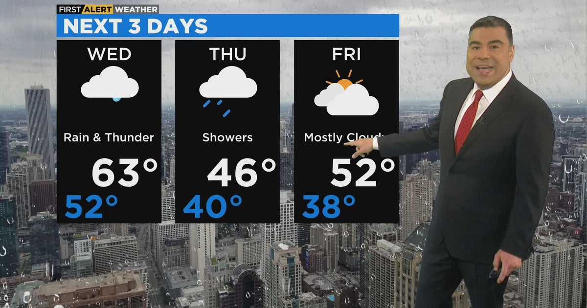 Chicago First Alert Weather: Thunderstorms on the way - CBS Chicago