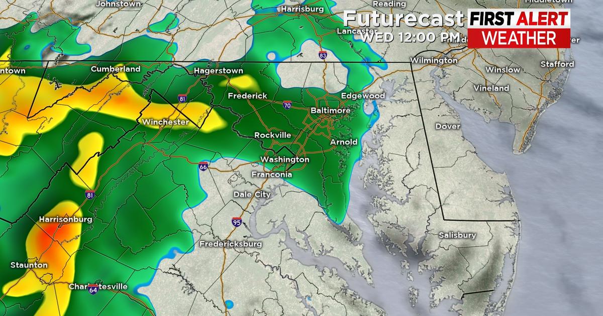 Maryland Weather Tracking Rain CBS Baltimore