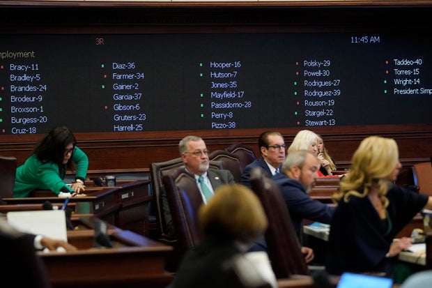 Florida legislature votes on education bill