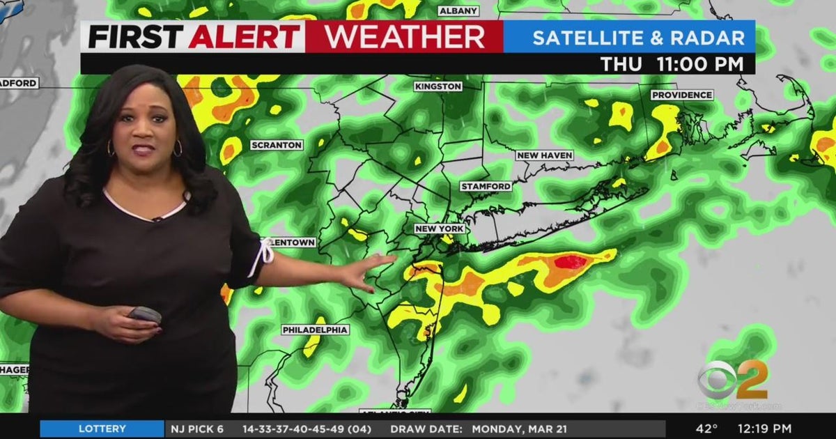 First Alert weather: CBS2 noon forecast - CBS New York