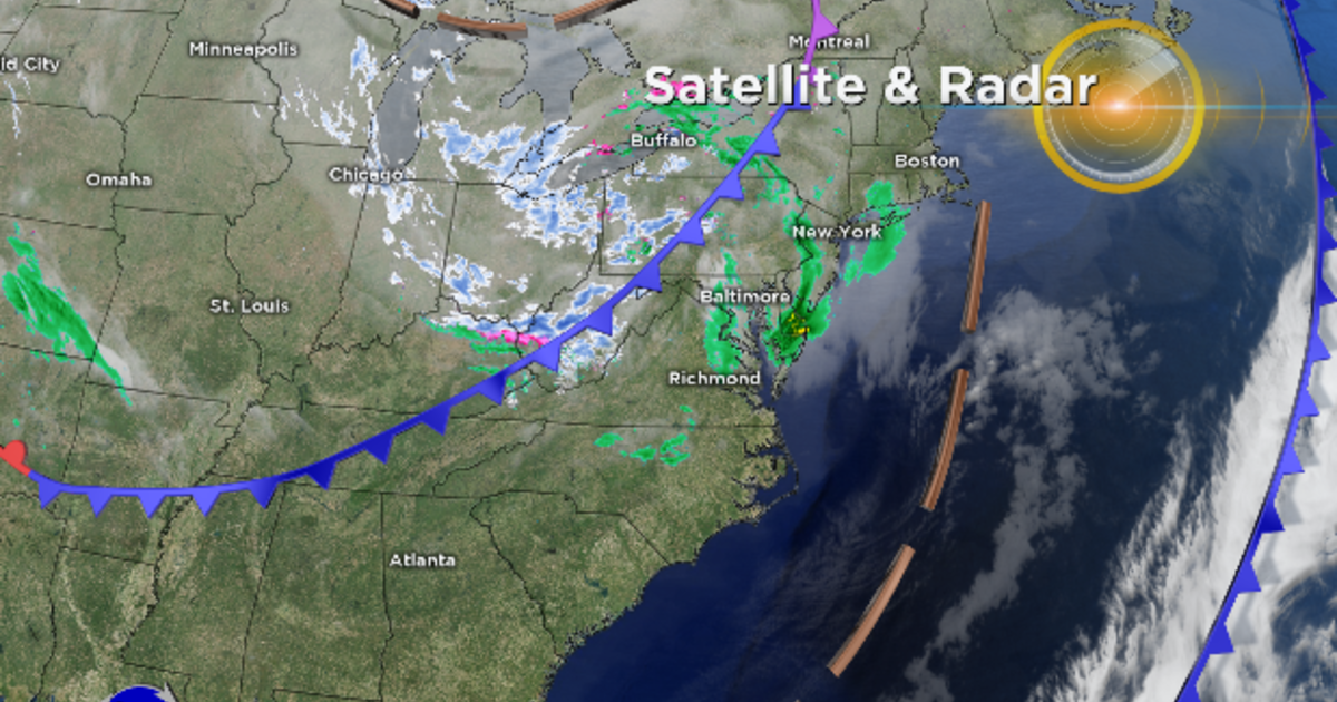 Maryland Weather: Scattered Showers & Windy - CBS Baltimore