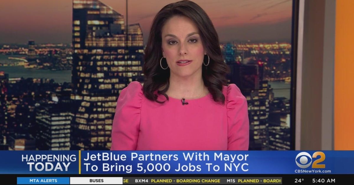 JetBlue bringing thousands of jobs to NYC CBS New York