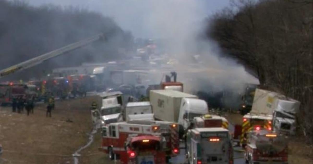 Snow Squall Causes Deadly Pileup On Pennsylvania Highway - CBS News