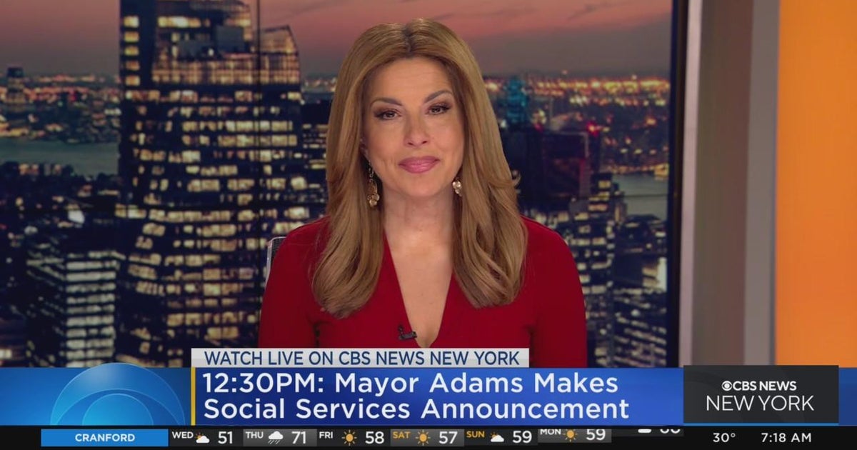 Mayor Adams to make Social Services announcement - CBS New York
