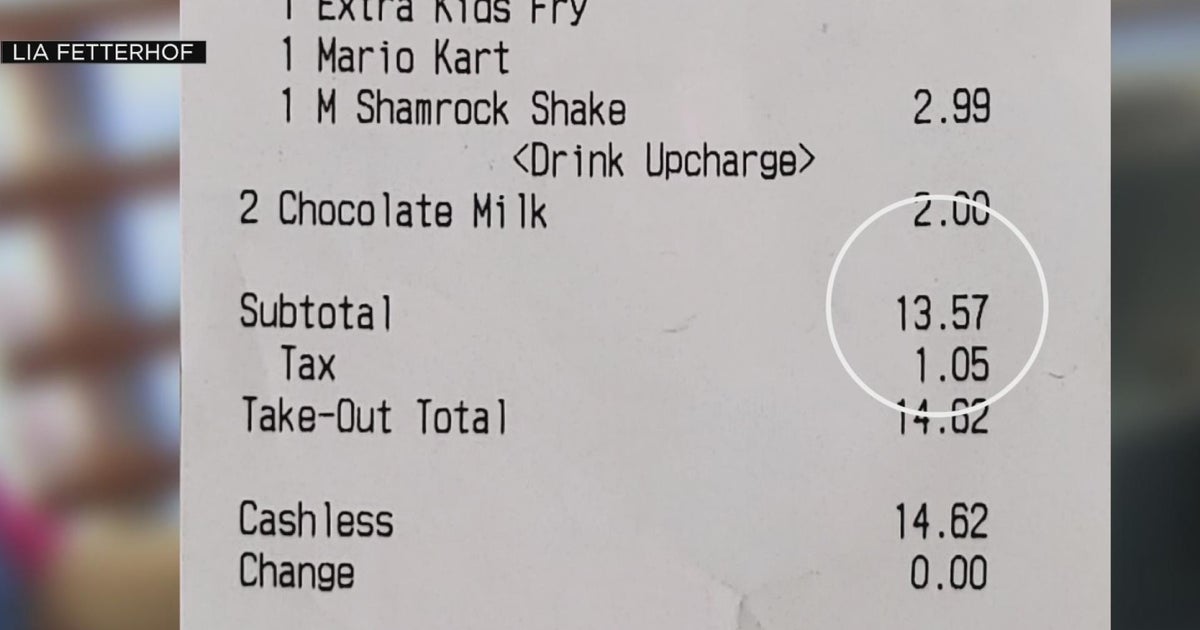 Call Kurtis My McDonald's Receipt Doesn't Add Up CBS Sacramento