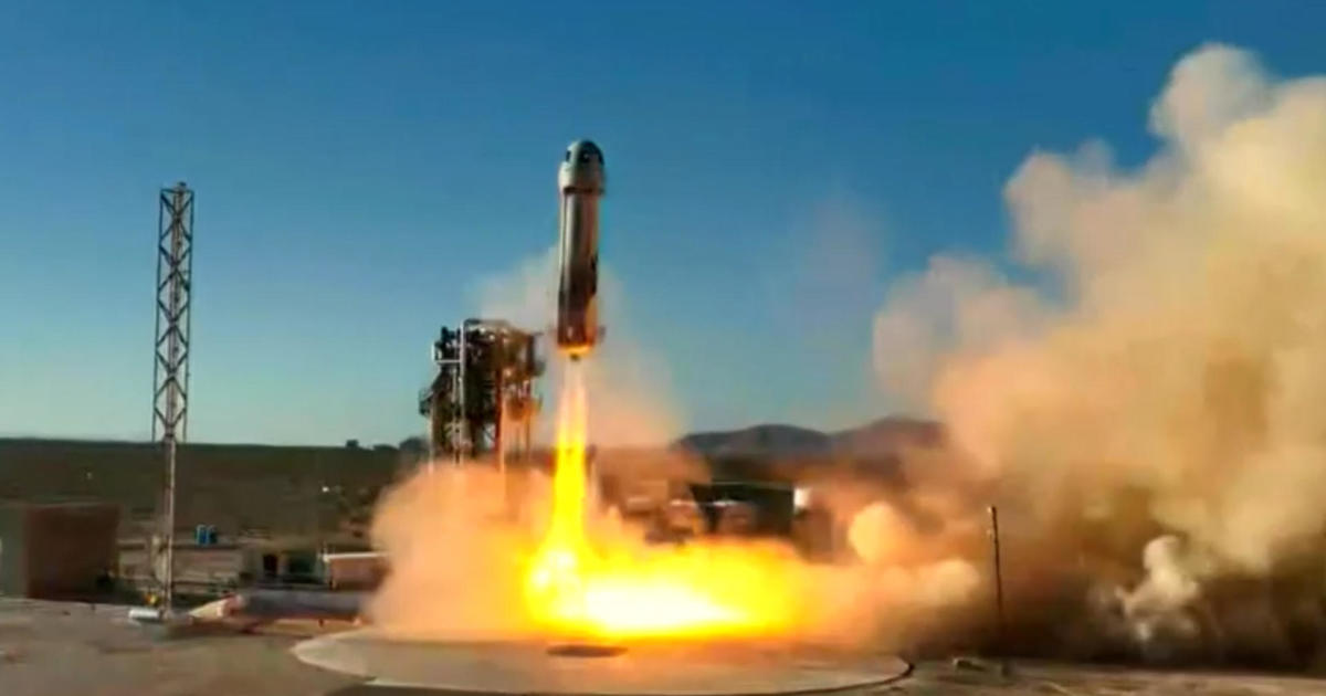 Blue Origin launches 6 passengers to the edge of space and back - CBS News