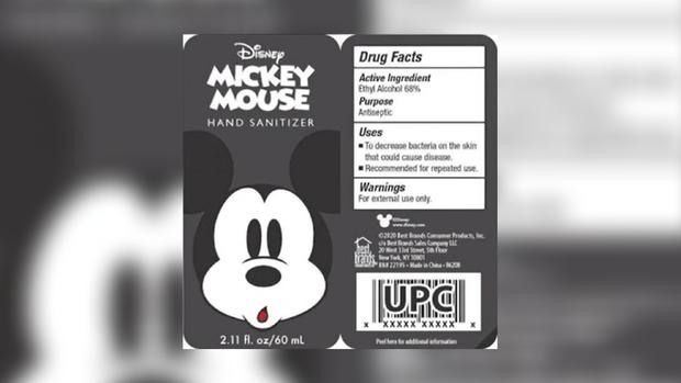 Mickey Mouse Hand Sanitizer 