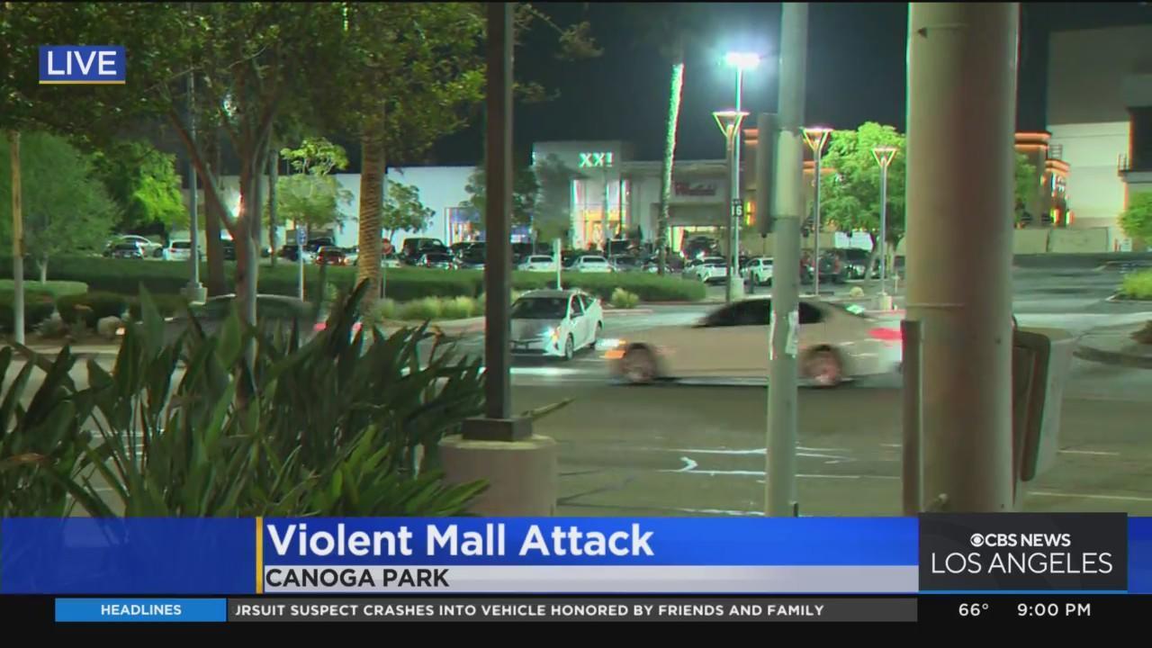 Teenagers attacked at Canoga Park mall - CBS Los Angeles