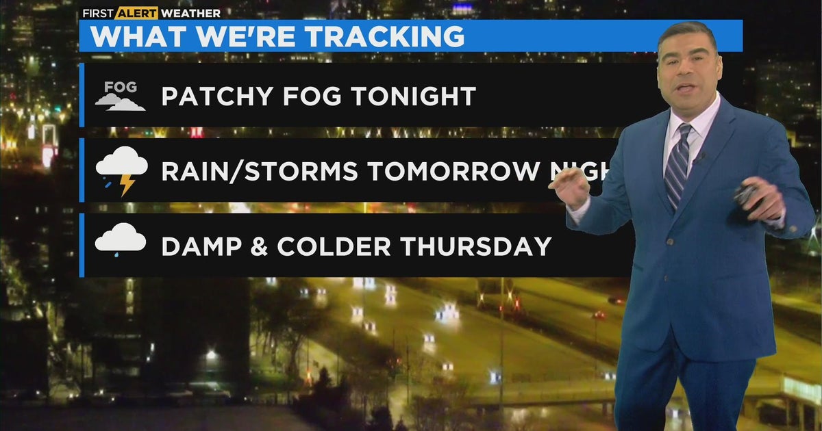 Chicago First Alert Weather: Patchy fog Monday night - CBS Chicago
