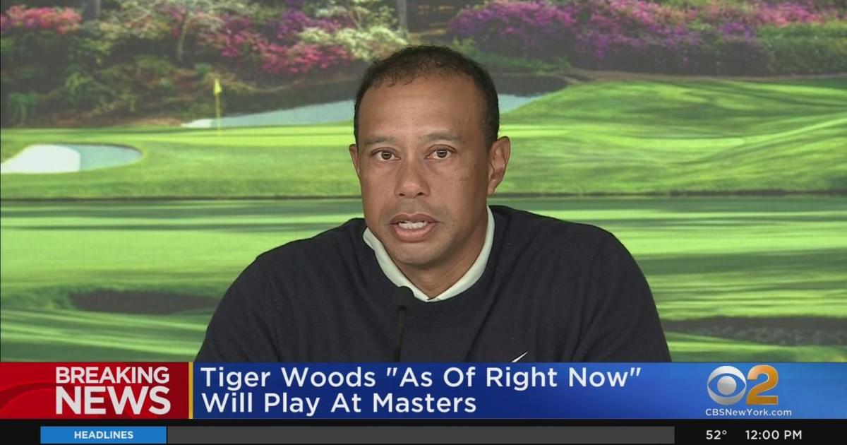 Tiger Woods planning to play Masters CBS New York
