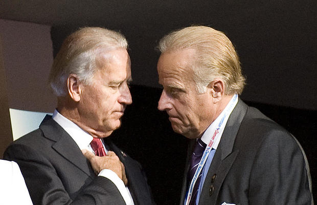 Joe Biden at the DNC in 2008 with his brother James Biden 