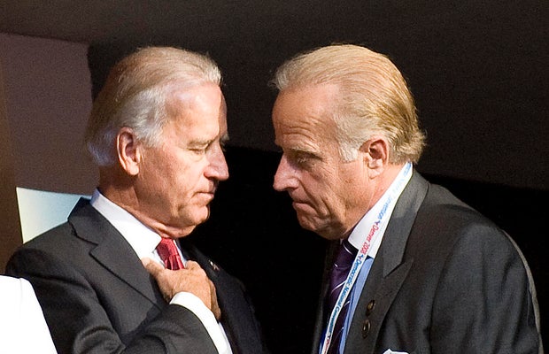 Joe Biden at the DNC in 2008 with his brother James Biden