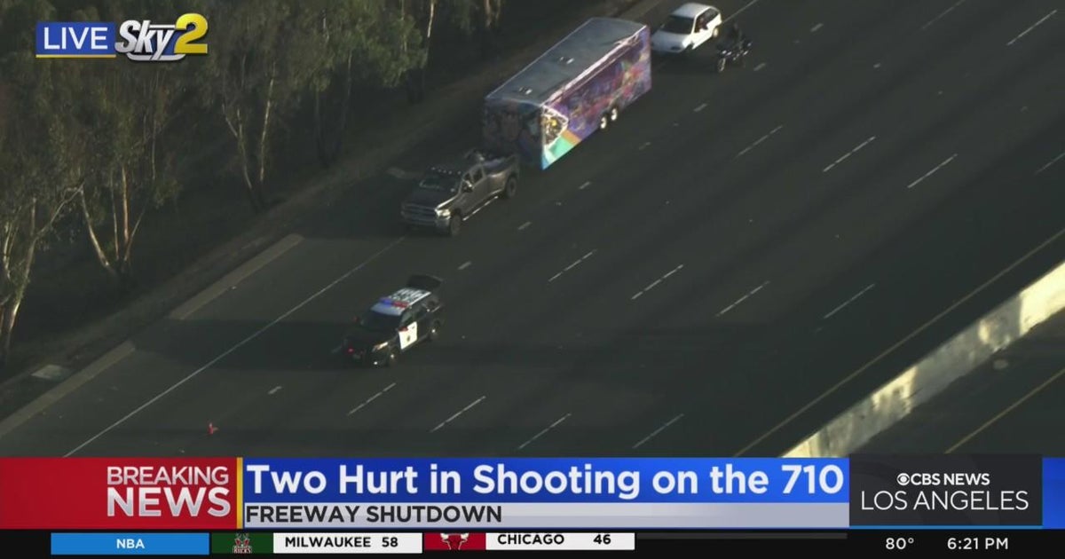 Two hurt in shooting on the 710 Freeway - CBS Los Angeles