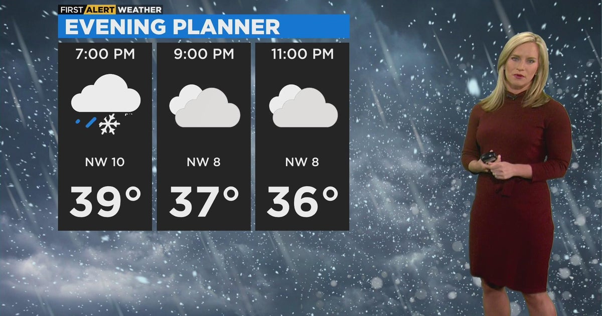 Rain and snow showers Friday - CBS Chicago