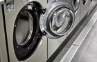 Close-Up Of Washing Machine 
