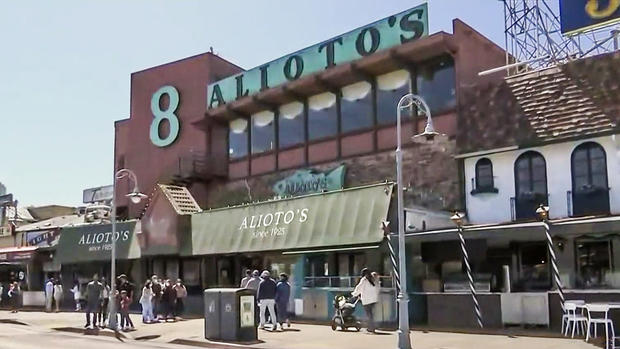 Alioto's Restaurant and Crab Stand (No. 8) at Fisherman's Wharf in San Francisco 