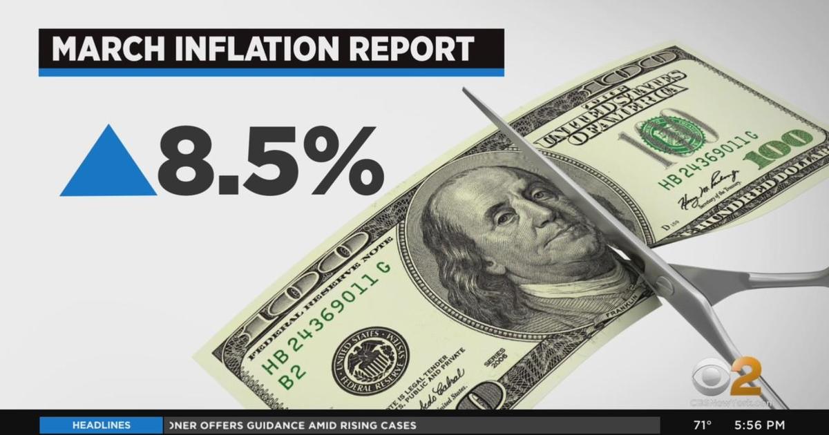 March inflation report shows 8.5 increase over last year CBS New York