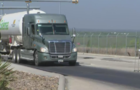 Backlog of commercial trucks at Texas border 