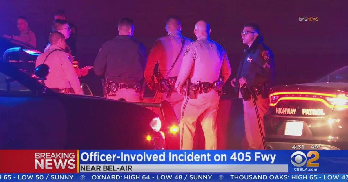 Shooting involving CHP officer shuts down 405 freeway in Brentwood ...