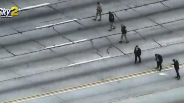 Shooting involving CHP officer shuts down 405 freeway in Brentwood 