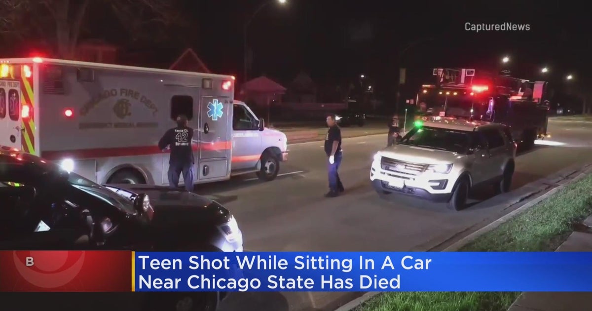 Teen shot in car near Chicago State University has died CBS Chicago