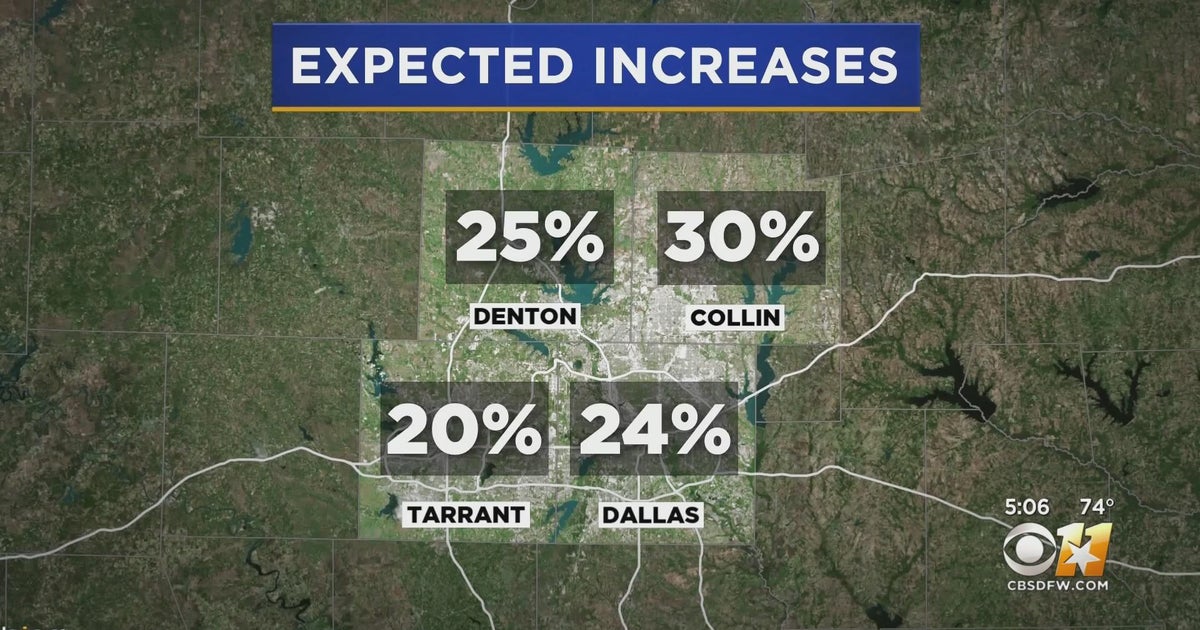 Appraised home values up 2030 in North Texas CBS Texas
