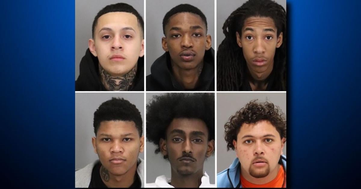 San Jose Police Arrest 6 Suspected Members Of Prolific Smash And Grab Jewelry Store Robbery 