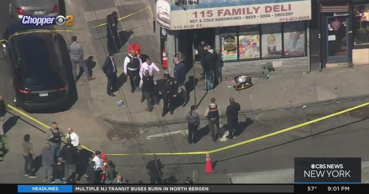 Yonkers shooting leaves suspect dead, detective seriously hurt CBS