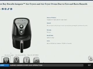 Best Buy Recalls Select Insignia Air Fryers in Canada 