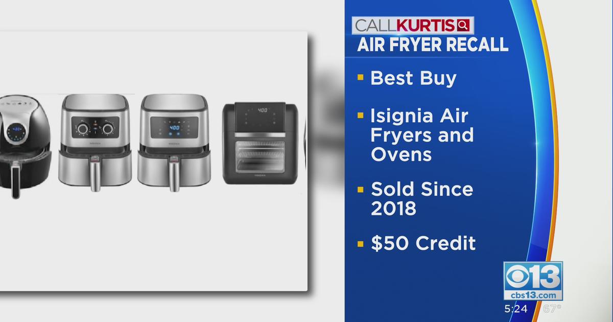 Best Buy Issues Massive Insignia Air Fryer Recall Over Reports Of Fires -  CBS Sacramento