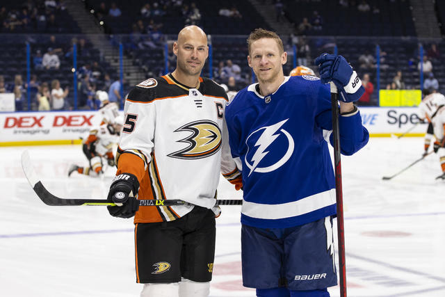 Captain of the Anaheim Ducks Ryan Getzlaf and his wife Paige Getzlaf  News Photo - Getty Images