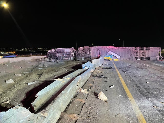 I-76 Semi Crash 2 (Adams County Fire tweet) 