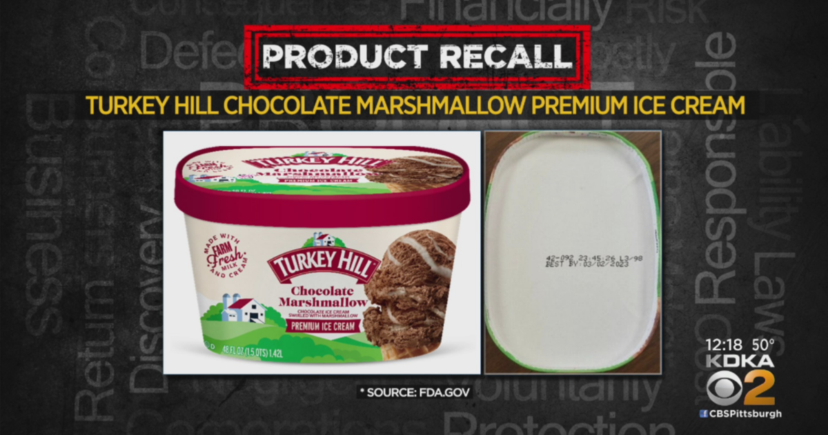 Turkey Hill recalls ice cream over undeclared peanut ingredients CBS
