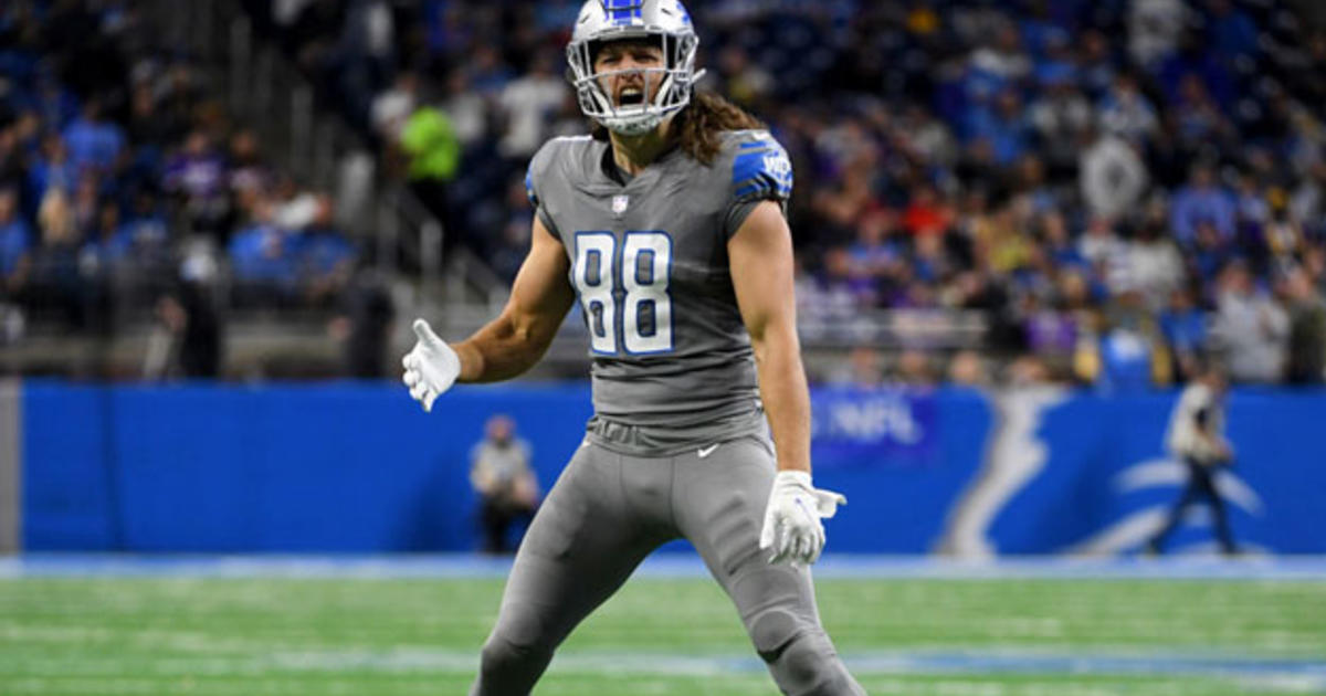 T.J. Hockenson expects to be 100% for Lions' offseason program