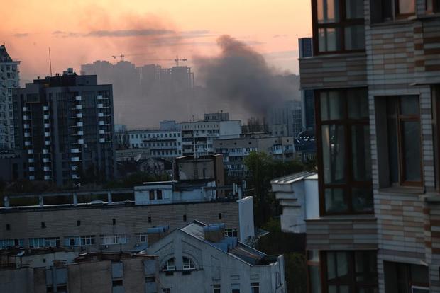 Explosion in Kyiv 
