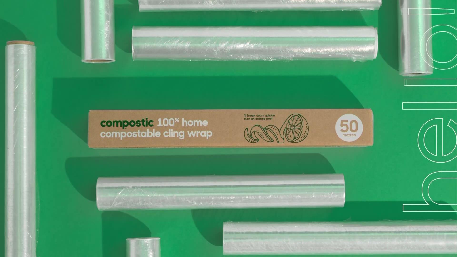 Compostic Launches Certified Home-Compostable Cling Wrap and