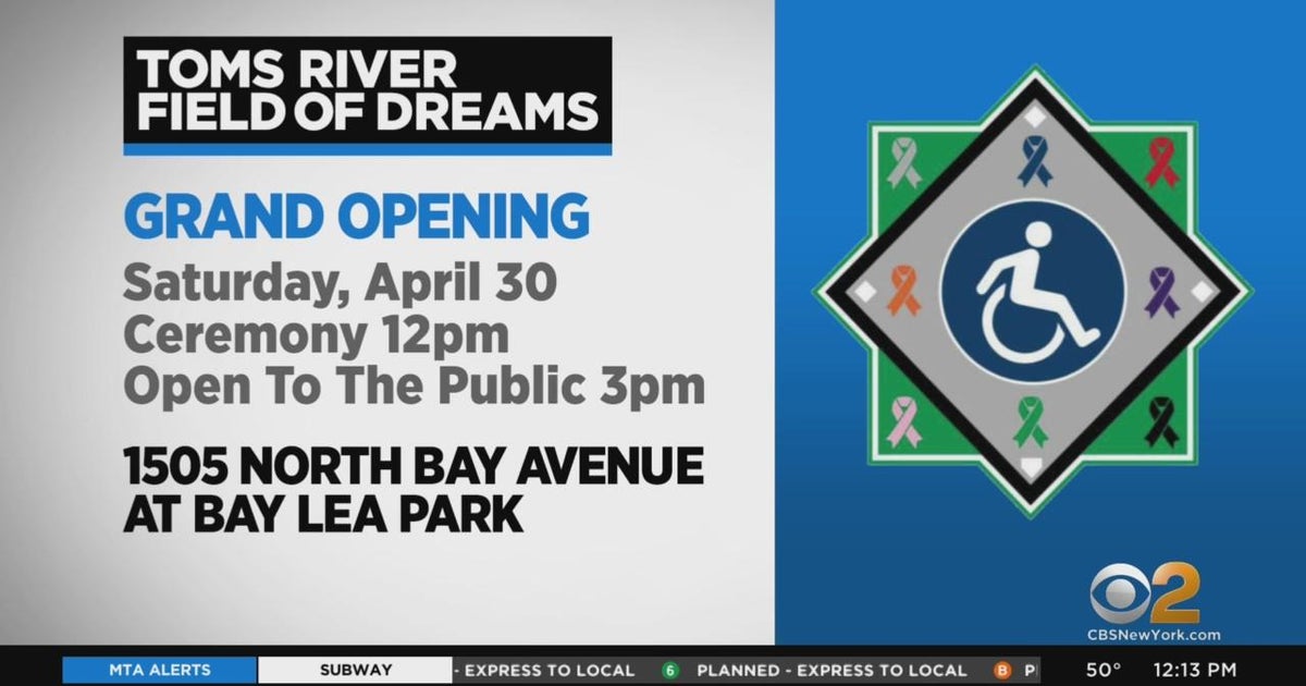 Toms River Field of Dreams grand opening Saturday CBS New York