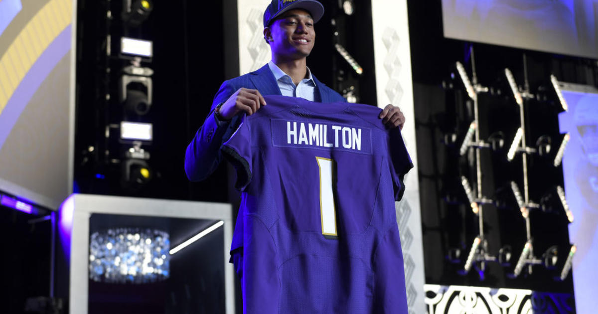 First look at Ravens S Kyle Hamilton in a Baltimore uniform