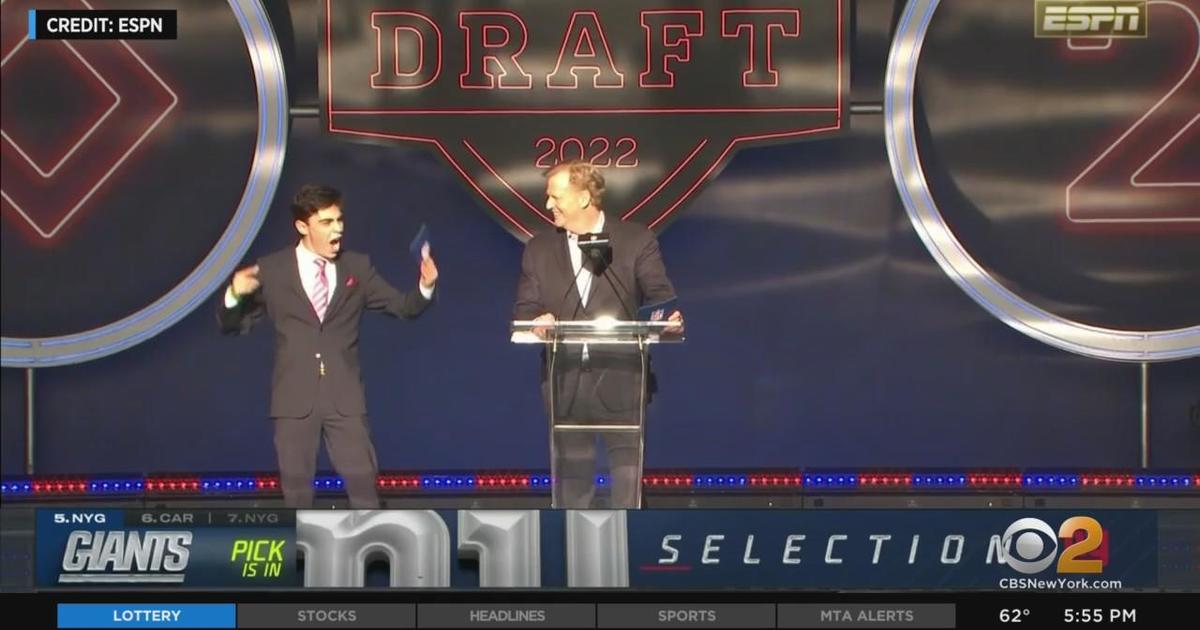 Make-A-Wish, Giants grant N.J. teen Sam Prince's NFL Draft wish - CBS New  York