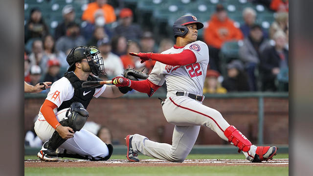 Nationals Giants Baseball 